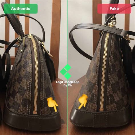 louis vuitton alma bb authentic vs fake